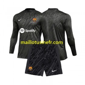 Maillot de Foot FC Barcelone Gardien Troisième 2024-25 Manches Longues - Enfant